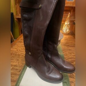 🤎 Franco Sarto NWOT Black Leather Riding Boots